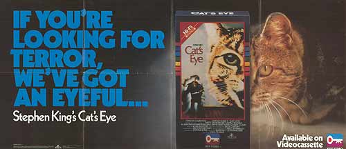 cats eye vhs poster