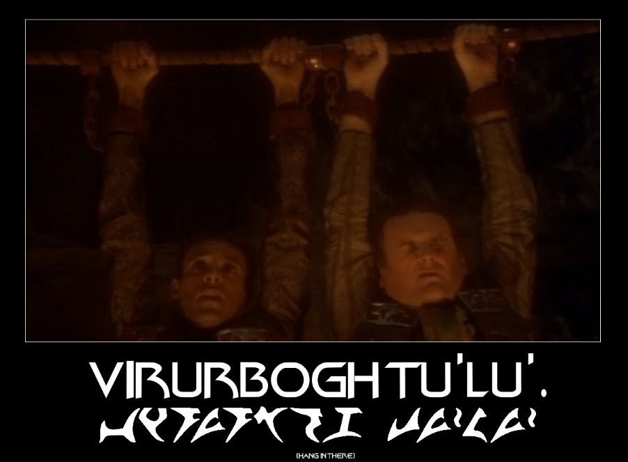 hang in there klingon